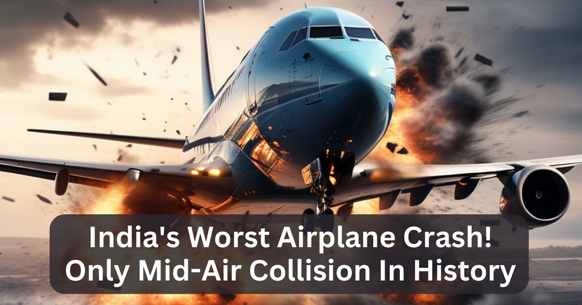 India's Worst Airplane Crash! Only Mid-Air Collision In History