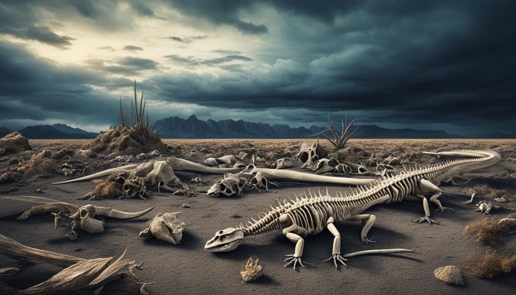 Triassic period extinction event
