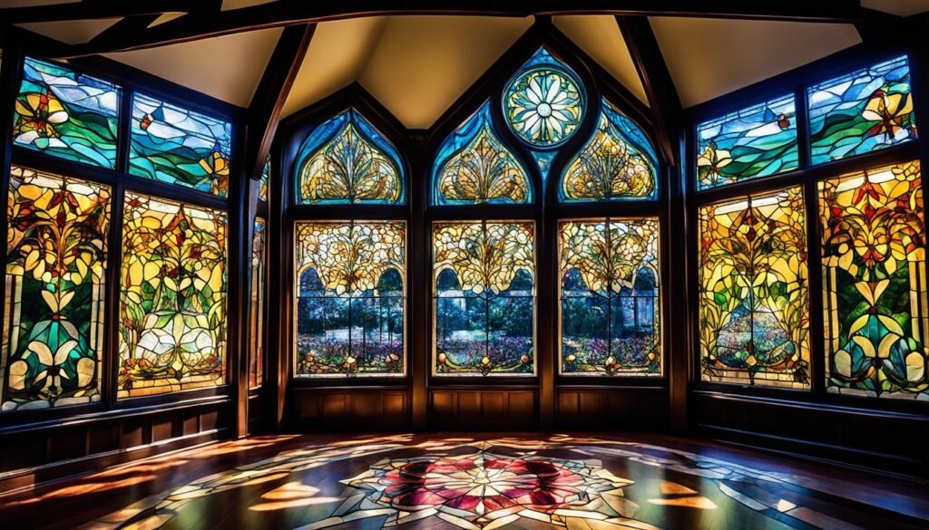 stained glass windows