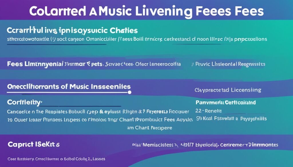 music licensing fees